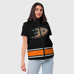 Женский жилет Anaheim Ducks Selanne, цвет: 3D-красный — фото 2