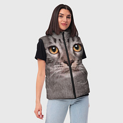 Женский жилет Котик, цвет: 3D-красный — фото 2