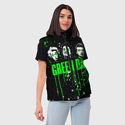 Женский жилет Green Day: Acid Colour, цвет: 3D-красный — фото 2