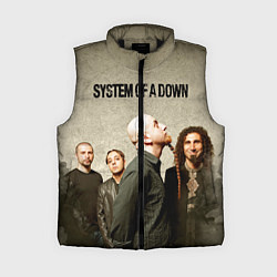 Женский жилет System of a Down, цвет: 3D-черный