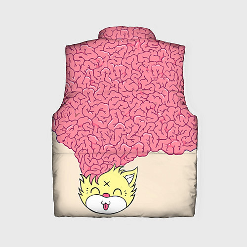 Женский жилет Drop Dead: Pink Brains / 3D-Черный – фото 2