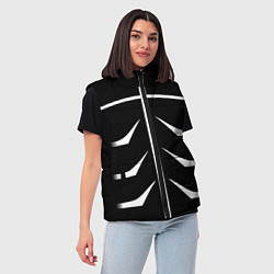 Женский жилет Токийский гуль, цвет: 3D-светло-серый — фото 2