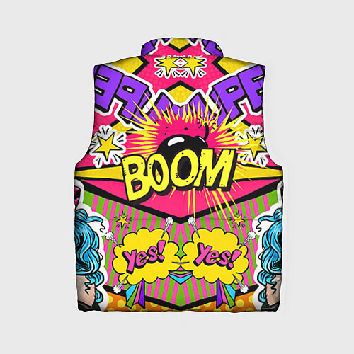 Женский жилет Pop art / 3D-Черный – фото 2