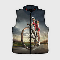 Женский жилет Велогонщик, цвет: 3D-красный