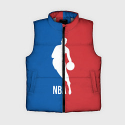 Женский жилет Эмблема NBA, цвет: 3D-светло-серый