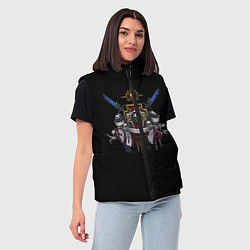 Женский жилет Daemonium venatores, цвет: 3D-светло-серый — фото 2