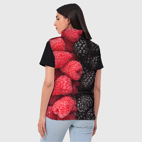 Женский жилет Ягодная / 3D-Красный – фото 4