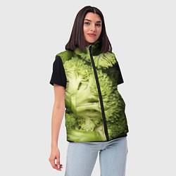 Женский жилет Брокколи, цвет: 3D-красный — фото 2