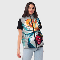 Женский жилет One Punch Man Rage, цвет: 3D-черный — фото 2