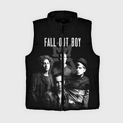 Женский жилет Fall out boy band, цвет: 3D-черный