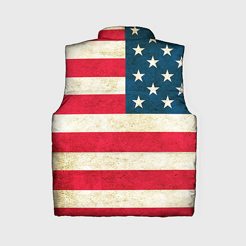 Женский жилет США / 3D-Красный – фото 2