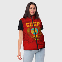 Женский жилет СССР, цвет: 3D-светло-серый — фото 2