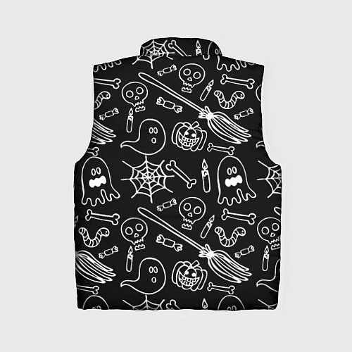 Женский жилет Призрачный арт / 3D-Красный – фото 2