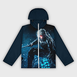 Ветровка с капюшоном женская Metal gear solid 4, цвет: 3D-белый