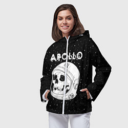 Ветровка с капюшоном женская Apollo, цвет: 3D-белый — фото 2