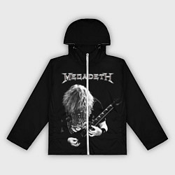 Ветровка с капюшоном женская Dave Mustaine, цвет: 3D-белый