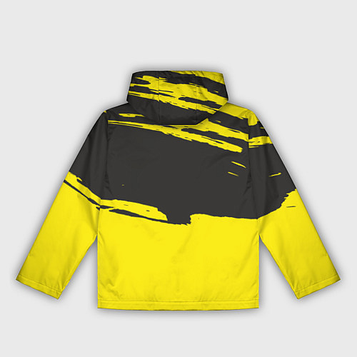 Женская ветровка Чёрно-жёлтый / 3D-Черный – фото 2