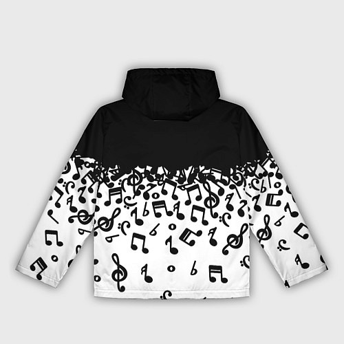 Женская ветровка Поглощение музыкой / 3D-Белый – фото 2