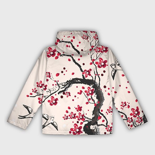 Женская ветровка Сакура / 3D-Белый – фото 2