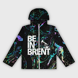 Ветровка с капюшоном женская Be in brent, цвет: 3D-белый