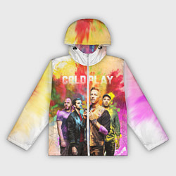 Ветровка с капюшоном женская Coldplay, цвет: 3D-белый