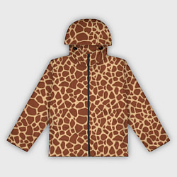 Ветровка с капюшоном женская Жираф, цвет: 3D-черный