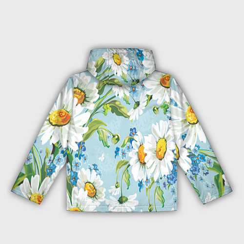 Женская ветровка Ромашки / 3D-Белый – фото 2