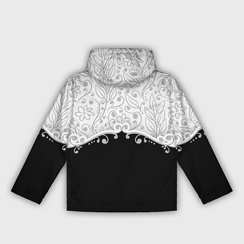 Женская ветровка Флористика / 3D-Белый – фото 2