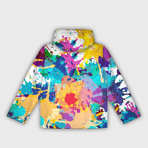 Женская ветровка Пятна краски / 3D-Белый – фото 2