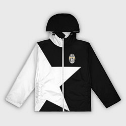 Ветровка с капюшоном женская FC Juventus: Star, цвет: 3D-белый