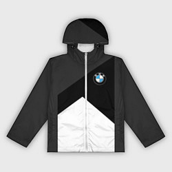 Ветровка с капюшоном женская BMW 2018 SportWear 3, цвет: 3D-белый