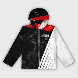 Ветровка с капюшоном женская BMW M: Poly Sport, цвет: 3D-белый