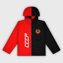 Ветровка с капюшоном женская СССР: Red Collection, цвет: 3D-черный