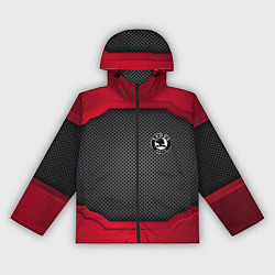 Ветровка с капюшоном женская Skoda: Metal Sport, цвет: 3D-черный