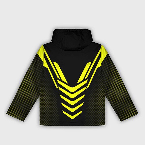 Женская ветровка CS:GO Yellow Carbon / 3D-Белый – фото 2