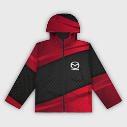 Ветровка с капюшоном женская Mazda: Red Sport, цвет: 3D-черный
