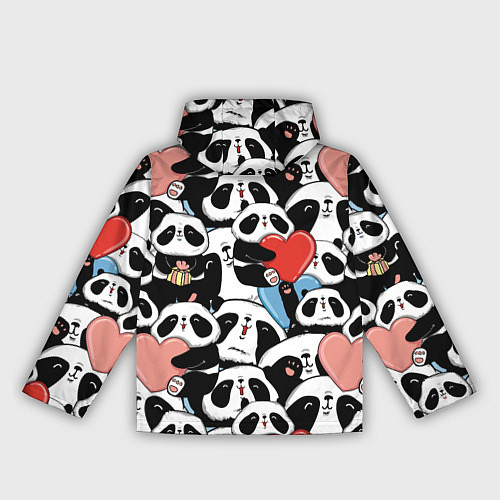 Женская ветровка Милые панды / 3D-Белый – фото 2
