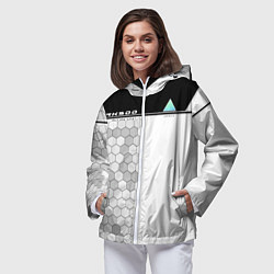Ветровка с капюшоном женская Detroit: RK900, цвет: 3D-белый — фото 2