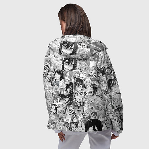 Женская ветровка AHEGAO / 3D-Черный – фото 4