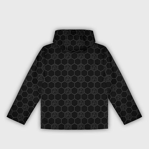 Женская ветровка Linkin Park: Black Carbon / 3D-Белый – фото 2