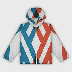 Ветровка с капюшоном женская Darling in the Franxx, цвет: 3D-белый