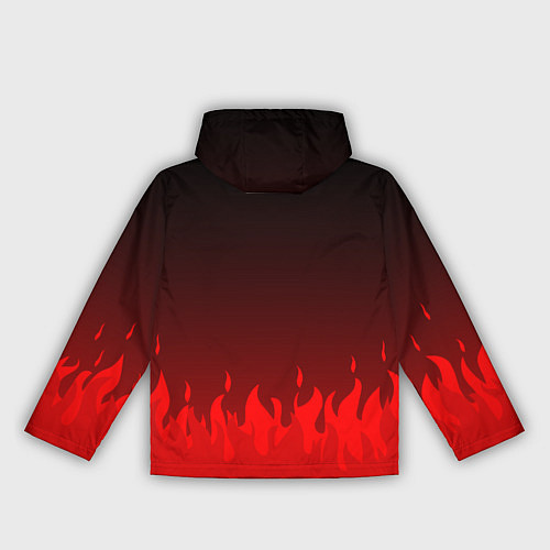 Женская ветровка Kumamon: Hell Flame / 3D-Белый – фото 2