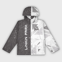 Ветровка с капюшоном женская Linkin Park: Grey Form, цвет: 3D-белый