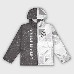 Ветровка с капюшоном женская Linkin Park: Grey Form, цвет: 3D-черный