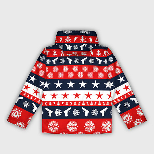 Женская ветровка CS:GO New Year / 3D-Белый – фото 2