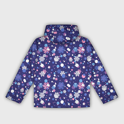 Женская ветровка Снежинки и конфетти / 3D-Черный – фото 2