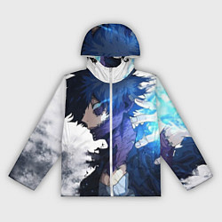 Ветровка с капюшоном женская Академия героев - Даби, цвет: 3D-белый