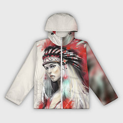 Женская ветровка Индейская девушка