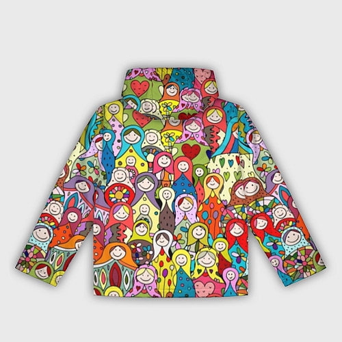 Женская ветровка Весёлые матрешки / 3D-Белый – фото 2