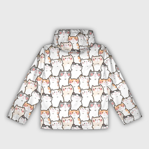 Женская ветровка Кошки котики коты / 3D-Белый – фото 2